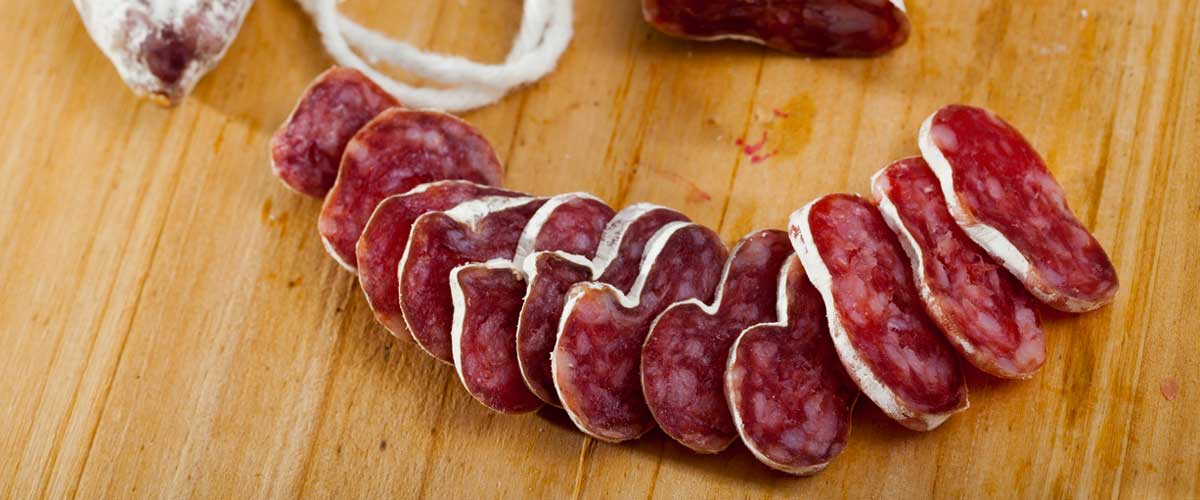 Saucisson sec ibérico - appellation Jabugo - Charcuterie espagnole