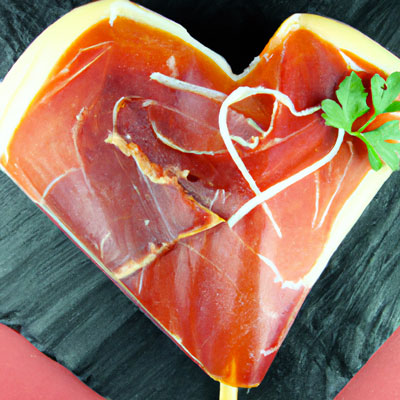 Jambon cadeau st valentin