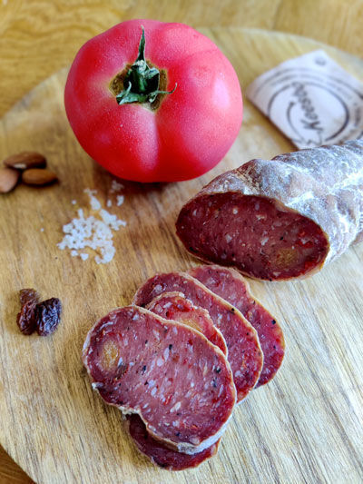 Saucisson avec Tomates séchées