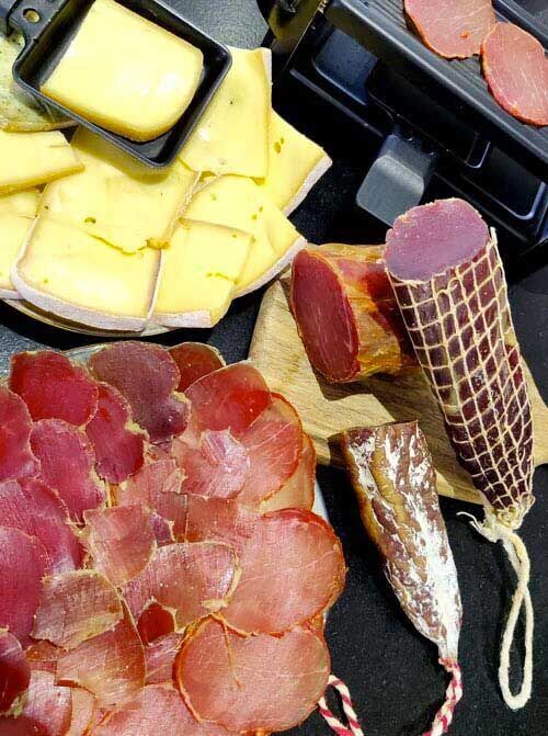 Charcuterie assortment for raclette (4 to 6 people)
