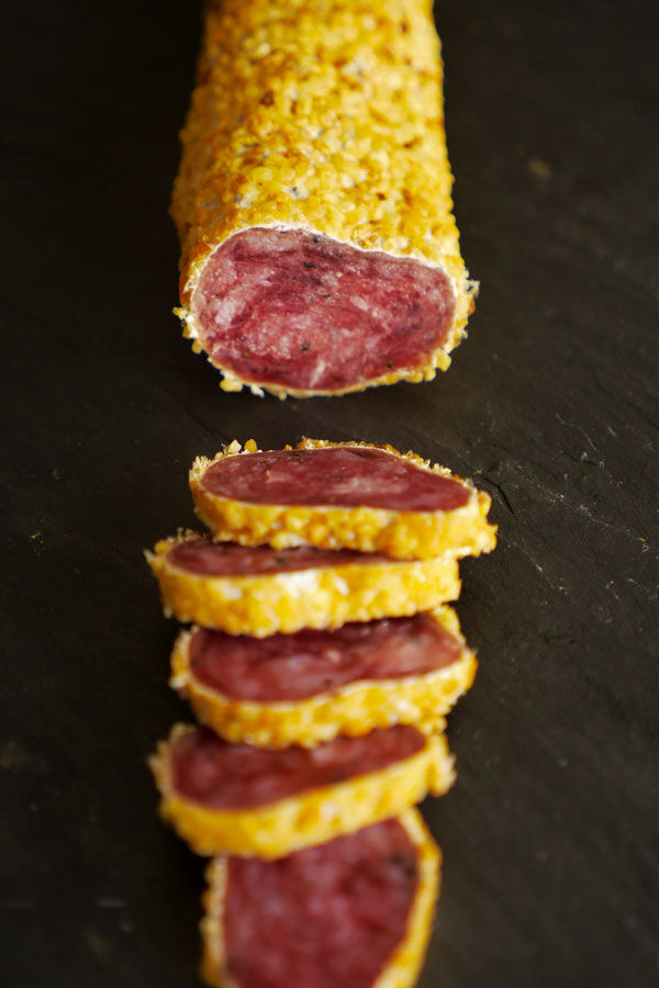 Knoflook salami