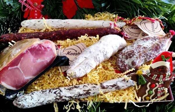 🎁Weihnachtsbox - Charcuterie-Box | Delikatessen: Wurst & Schinken