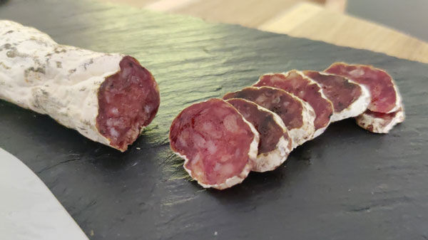 Pilztrockensalami