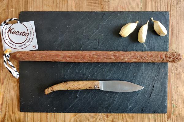 Kalkoen- en eendenworst met knoflook (fuet)